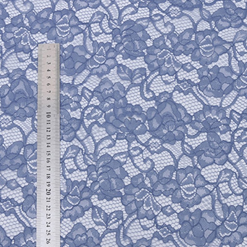 Cutwork Dress Bridal Polyester Lace Fabric for Women's Wear Wholesale 9